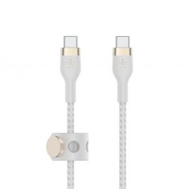 Cabo USB-C Belkin CAB011BT2MWH 60W 2 metros - Branco - Imagem 1