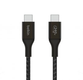 Cabo USB-C Belkin CAB015BT2MBK 240W 2 metros - Preto - Imagem 1