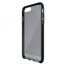 Case Tech21 para iPhone 8/7 Evo Check Series Flexible Cover Smokey Tint Black - Imagem 1