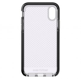 Case Tech21 iPhone XS/X  Evo Check Series Smokey/Black - Imagem 1