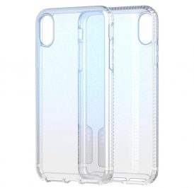 Case Tech21 para iPhone XS MAX Pure Shimmer Translucent Blue - Imagem 1