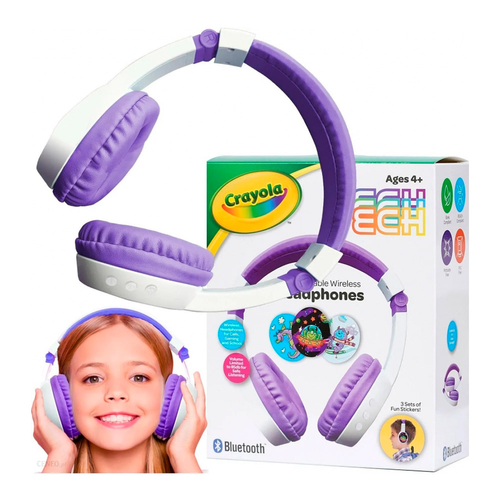 Fone de Ouvido Crayola CR-BT200H(V) Bluetooth - Purple 1 FONE BT CRAYOLA AGES roxosize 1200 800