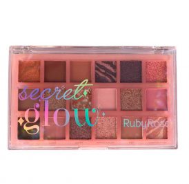 Paleta de Sombras Ruby Rose Secret Glow 18 cores - Imagem 1