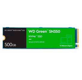 SSD M.2 Western Digital SN350 500GB NVMe PCIe 3.0 x 4 - Verde WDS500G2G0C - Imagem 1