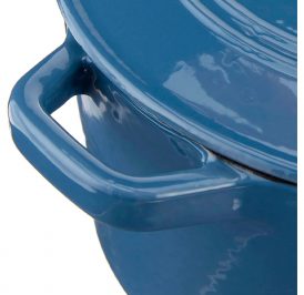 Caçarola Cuisinart CI630-20BG Ferro Fundido Esmaltado 3L - Azul - Imagem 4
