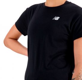 Camiseta New Balance Feminino Relentless Heathertech S Preto - WT33190BK - Imagem 1