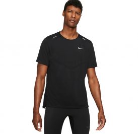 Camiseta Nike Masculina Dri-FIT Rise 365 L - Preta CZ9184-013 - Imagem 1