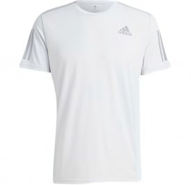 Camiseta adidas Masculino Own The Run S Traço Cinza - IC7624 - Imagem 1