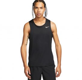 Camiseta Regata Nike Masculina Dri-FIT Miler L - Preto DV9321-010 - Imagem 1