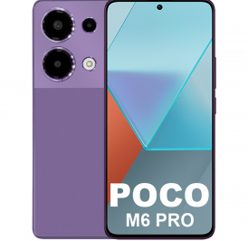 Smartphone Xiaomi POCO M6 Pro Dual SIM 8GB+256GB 6.67" OS 13 - Roxo - Imagem 1