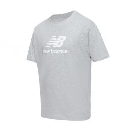 Camiseta New Balance Masculino Stacked Logo S Cinza - MT31541AG - Imagem 1