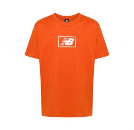 Camiseta New Balance Masculino Stacked Logo XL Naranja - MT33512ROX - Imagem 1