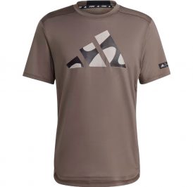 Camiseta adidas Masculino Training Marimekko XLG Marrom - HR8207 - Imagem 1