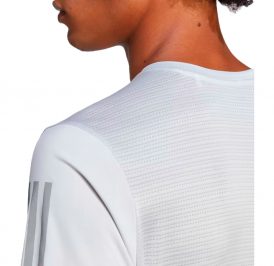 Camiseta adidas Masculino Own The Run S Traço Cinza - IC7624 - Imagem 2