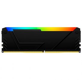 Memória Kingston DDR4 32GB 2666MHz Black RGB Fury Beast – KF426C16BB2A/32 - Imagem 3