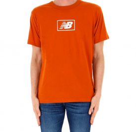 Camiseta New Balance Masculino Stacked Logo XL Naranja - MT33512ROX - Imagem 2