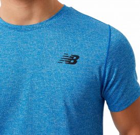 Camiseta New Balance Masculino Tenacity Tee L Azul - MT11095CH1 - Imagem 3