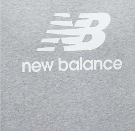 Camiseta New Balance Masculino Stacked Logo S Cinza - MT31541AG - Imagem 3