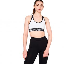 Top Feminino New Balance Pace Bra 3.0 L Branco - WB11034WT 6 Top Feminino New Balance Pace Bra 3.0 L Branco - WB11034WT - Image 3