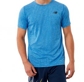 Camiseta New Balance Masculino Tenacity Tee L Azul - MT11095CH1 - Imagem 4