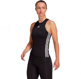 Camiseta Regata adidas Feminino Training TR-ES L Preto/Branco - HR7815 - Imagem 4