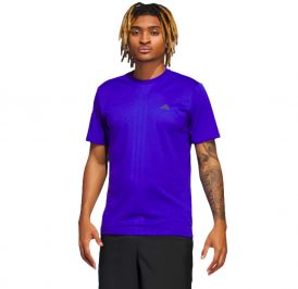 Camiseta adidas Masculino Training Engineered Hiit  S Azul Lúcido - IB9087 - Imagem 4