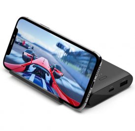 Carregador Portátil Belkin USB-C USB-A 10K + Stand Play Series Preto - BPZ002BTBK - Imagem 3