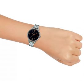 Relógio Feminino Casio LTP-E414D-1ADF Prata - Imagem 4