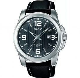 Relógio Masculino Casio MTP-1314L-8AVDF Preto/Prata - Imagem 1