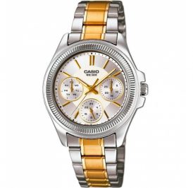 Relógio Feminino Casio LTP-2088SG-7AVDF Prata/Ouro - Imagem 1