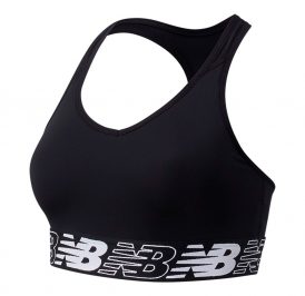 Top Feminino New Balance Pace Bra 3.0 L Preto - WB11034BK - Imagem 1