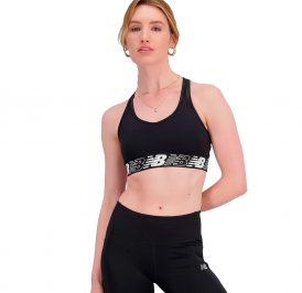 Top Feminino New Balance Pace Bra 3.0 L Preto - WB11034BK - Imagem 3