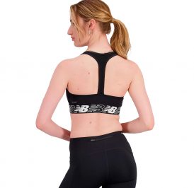 Top Feminino New Balance Pace Bra 3.0 L Preto - WB11034BK - Imagem 4