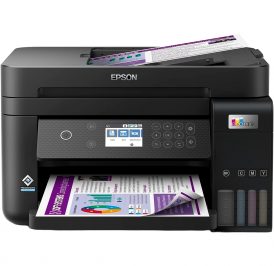 Impressora Multifuncional Epson EcoTank L6270 3 em 1 USB/Wi-Fi Bivolt - Preto C11CJ61301 - Imagem 1