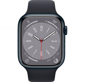 Apple Watch Series 8 MNUJ3LL/A 45 mm GPS - Midnight Aluminum/Midnight - Imagem 1
