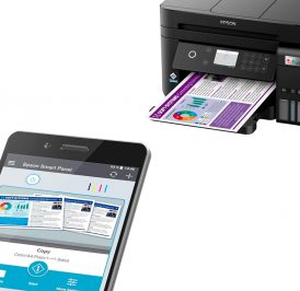 Impressora Multifuncional Epson EcoTank L6270 3 em 1 USB/Wi-Fi Bivolt - Preto C11CJ61301 - Imagem 4