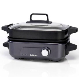 Grill Multicooker Cuisinart com Panela a Vapor GR-M3BRB 1.400W 5L 220V 60Hz - Imagem 1