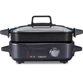Grill Multicooker Cuisinart com Panela a Vapor GR-M3BRB 1.400W 5L 220V 60Hz - Imagem 3
