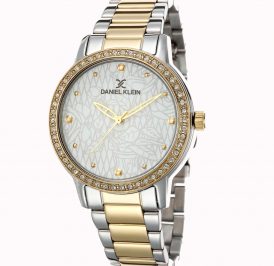 Relógio Feminino Daniel Klein DK.1.12497.6 - Prata/Dourado - Imagem 1