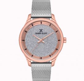 Relógio Feminino Daniel Klein DK.1.12531-4 - Prata/Rosa Ouro - Imagem 1