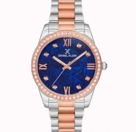 Relógio Feminino Daniel Klein DK.1.12541-4 - Prata/Rosa Ouro - Imagem 1
