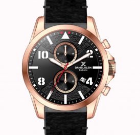 Relógio Masculino Daniel Klein DK.1.12344-4 - Preto/Rosa Ouro - Imagem 1