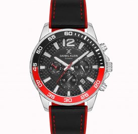 Relógio Masculino Daniel Klein DK.1.12672-1 - Preto/Vermelho - Imagem 1