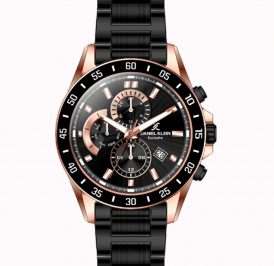 Relógio Masculino Daniel Klein DK.1.12311-3 - Preto/Rosa Ouro - Imagem 1