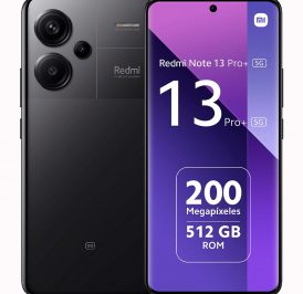 Smartphone Xiaomi Redmi Note 13 Pro+ 5G Dual SIM 12GB+512GB 6.67" OS 13 - Preto Meia Noite EU 54669 - Imagem 1
