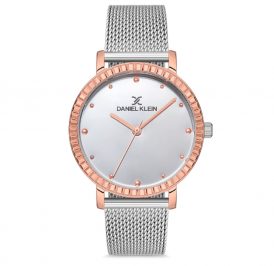 Relógio Feminino Daniel Klein Premium DK.1.12532-6 Prata/Rosa Ouro - Imagem 1