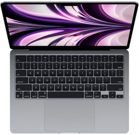 Notebook Apple MacBook Air M2 8C CPU/8C GPU/8GB/256GB SSD/13.6” Cinza-espacial – MLXW3LL/A - Imagem 2