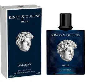 Perfume Amaran Kings & Queens Blue Eau de Parfum Masculino 100ML - Imagem 1