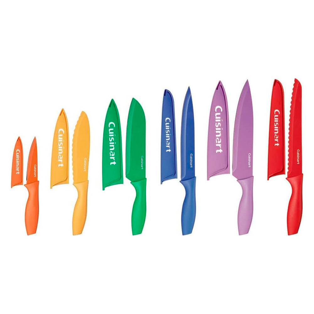 Jogo de Facas Cuisinart C55-01-12PCKS Advantage Collection Coloridas - 6 Peças