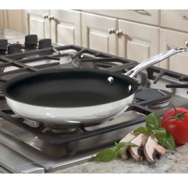 Frigideira Cuisinart 722-24NS Antiaderente Indução Inoxidável 25CM - Prata - Imagem 3